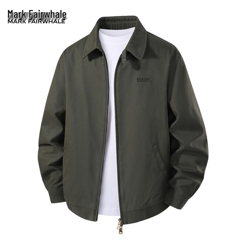 MARK FAIRWHALE Men s Business Casual Lapel Jacket XXL