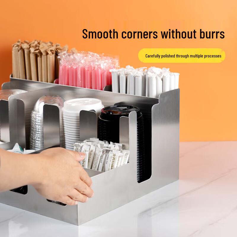 Acrylic Coffee Bar Storage Organizer