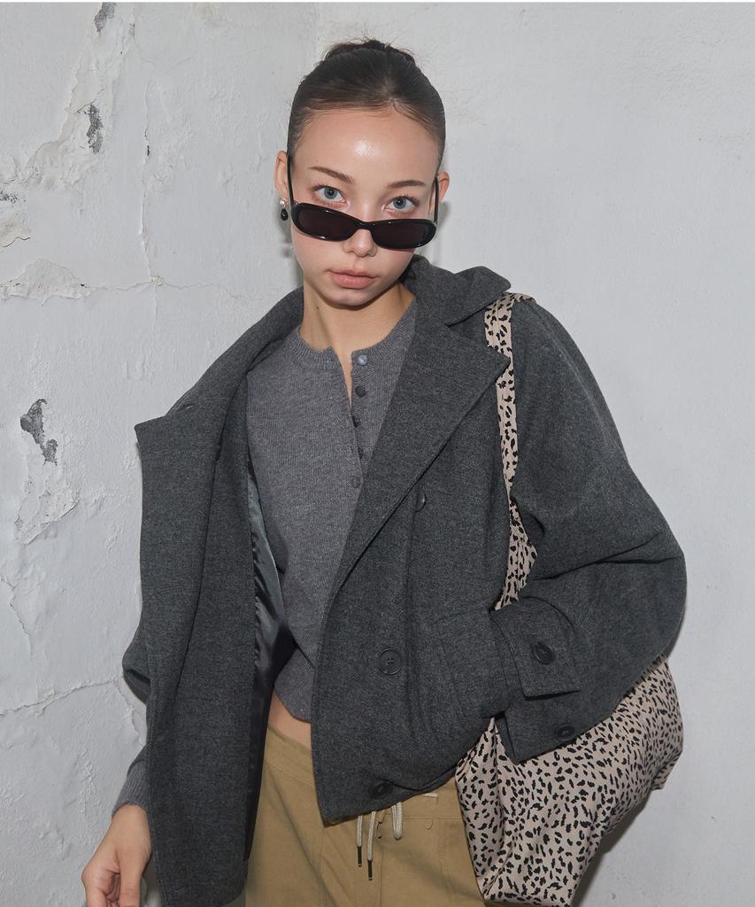 Shhstudio Cocoon Hooded Coat