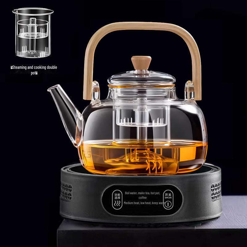 Michu Electric Ceramic Stove Tea Maker: Compact Automatic Water Boiler with Heat Preservation.