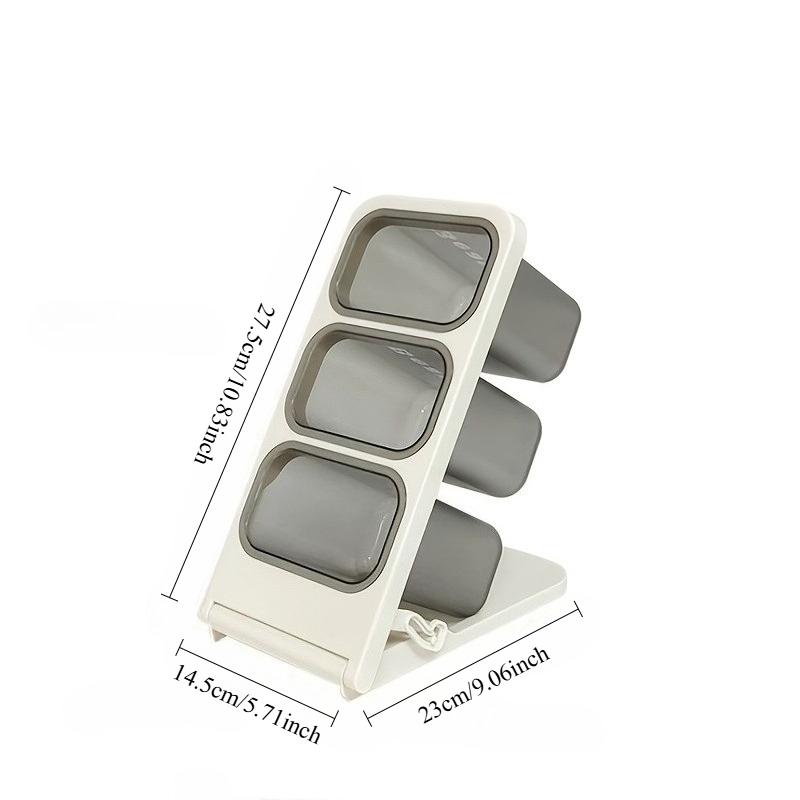 1 piece desktop diagonal pen holder storage box - large capacity for student office, marker pen holder