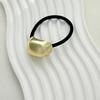Minimalist Metal Hair Ring - New Korean Style High-End Ponytail Tie Rubber Band.