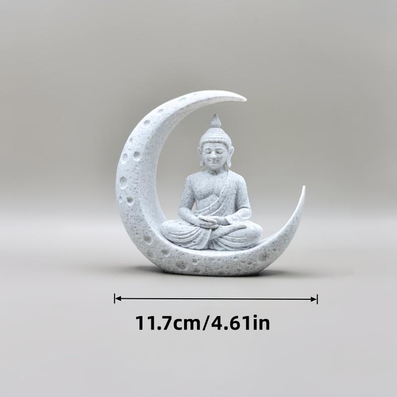 1-Piece Set of Buddha and Moon-Shaped Ornaments, 3D Printed, Cross-Border Hot-Selling Item, High Aesthetic Creative Desktop Deco