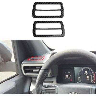 Carbon Fiber Style Center Console Upper Air Outlet AC Vent Cover Trim Accessories for 2025-2026 Toyota 4Runner for 2024-2026 Tacoma