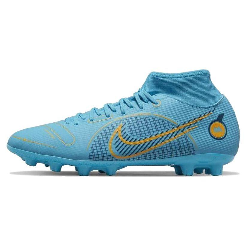 Nike Mercurial Superfly 8 Academy HG Outdoor-Feld Stoßdämpfend Rutschfest Langlebig Leichtgewicht Fußballschuhe für festen Boden DJ2867-484