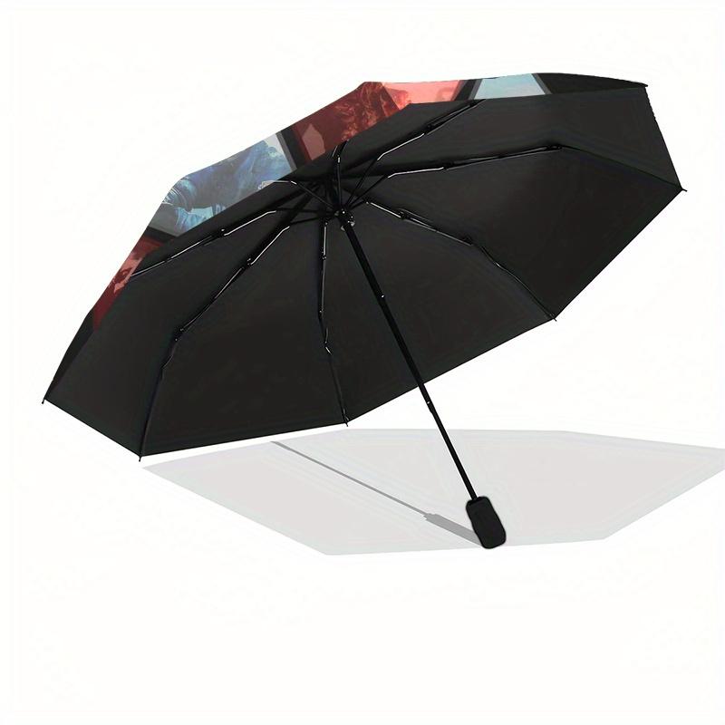 Resident Evil Umbrella Corporation Logo StickerUmbrella, PortableFold Compact Umbrella for Men & Women Gift