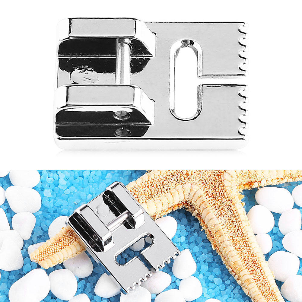 Household Electric Multi Function Sewing Machine Pintuck Presser Foot With 9 Grooves