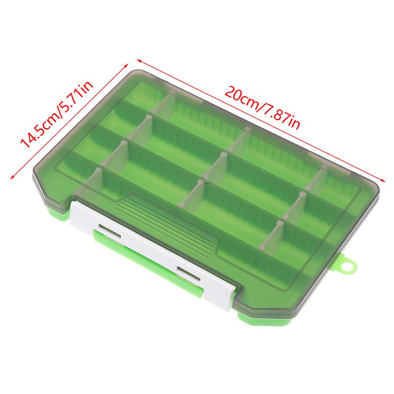 Single Layer Fishing Gear Box Portable Lure Box Fake Bait Soft Bait Box Accessories Box Supplies Parts Storage Box Tool Box