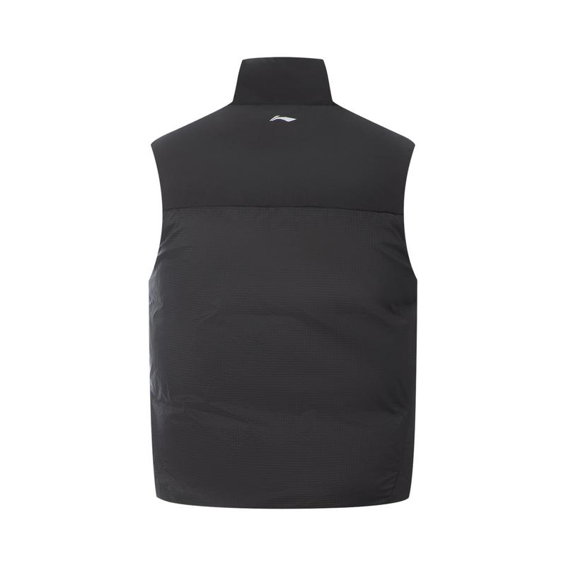 Li Ning CF Outdoor Water-Resistant Warm Loose Duck Down Vest Unisex Vest Black AMRV033-4