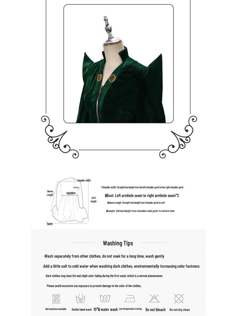 Harry Potter Minerva McGonagall Hogwarts Rektor Cosplay Robe Kostym