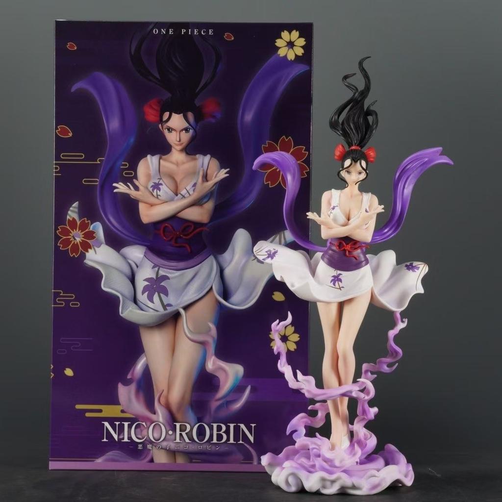 Anime One Piece Six-Winged Robin Angel Descends GK Action Efigy Model PVC Collectible Decoration Toy Doll Birthday Gift