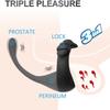 Bullet Penis Ring 3 In 1 with Remote Control 10 Frequencies, Adjustable Penis Ring and Anal Vibrator, Men's Erotic Products