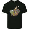 A Colourful Sloth On a Branch Kids T-Shirt Childrens