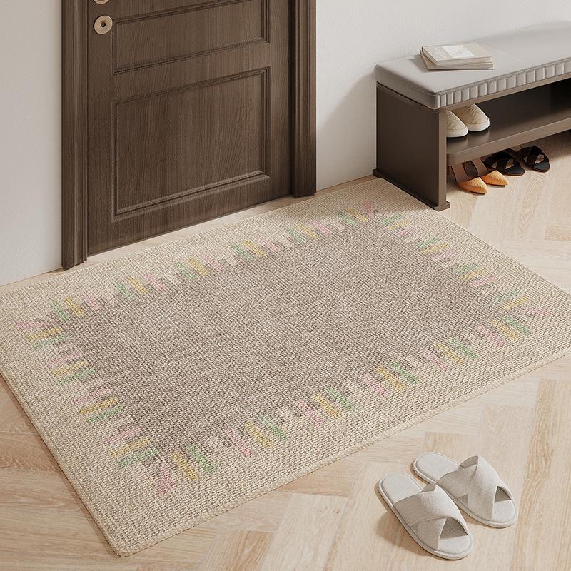 Entrance Door Mat Household Door Mat Anti Slip and Dirt Resistant Entrance Foyer Carpet