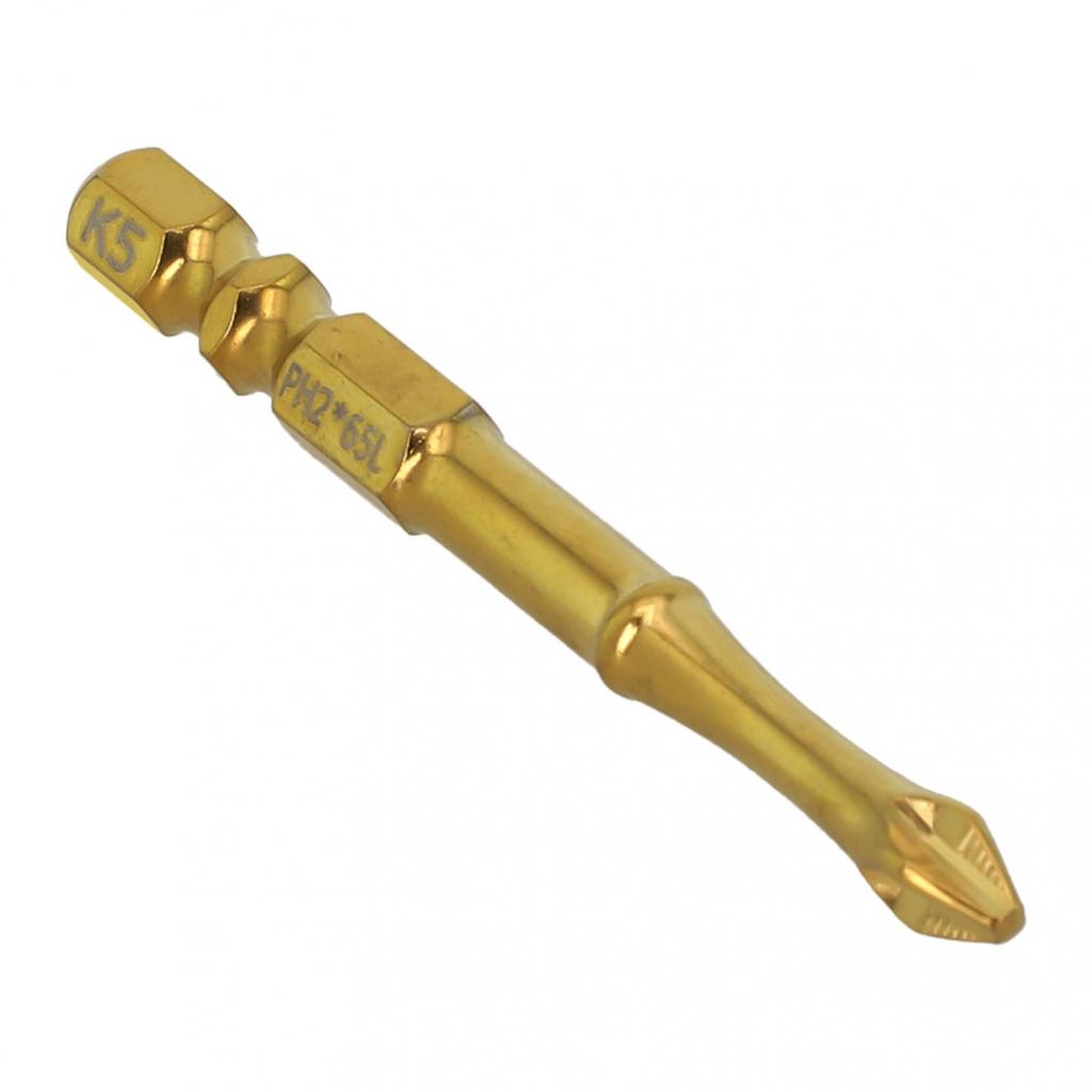 Non-slip K5 PH2 Magnetic Batch Head Cross Screwdriver Hardness Drill Bit