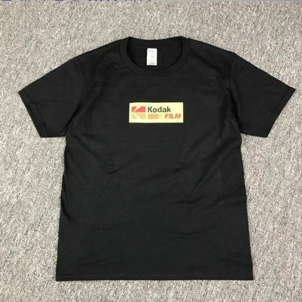 Hot Sale Kodak Brand Korean Men Women T-shirt Short Sleeve Tshirt Clothing Designer Tee High Quality T Shirt Summer Tops Fashion