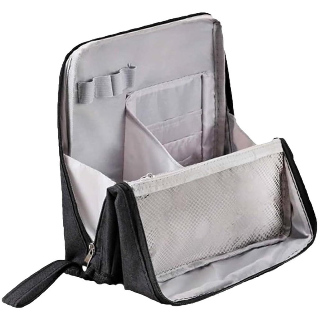 Travel Portable Large Capacity Double Opening Cosmetic Bag Women's Toiletry Storage Bag Multi Layer Stationery Bag 2025 New