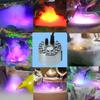 12 Lights Water Fountain Pond Fog Machine Atomizer Halloween Mist Maker  Halloween Decoration