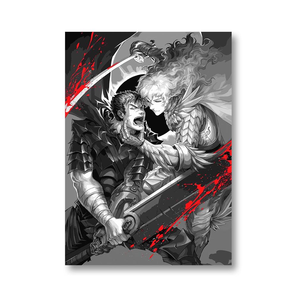 Zuřivý plakát Japonský anime obraz Nástěnné umění Obraz na plátně Moderní Ložnice Bar Obývací pokoj Domácí dekorace Obraz Cuadros