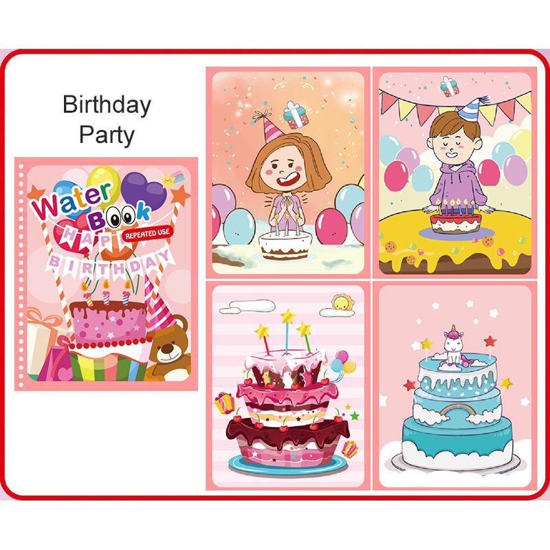 

Water Coloring Books Party Favors Suitable for Kids Children Day Birthday Reuse Novelty Festival Gifts Gathering Supplies TMZ