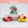 Cute Cartoon Beach Star Kirby Pvc Figure Cake Model Decoration Car Ornament 6cm