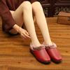 Old Beijing Cloth Shoes Women's Cotton Shoes Thickened Waterproof Cotton Boots Leather Cotton Slippers Pu Casual Shoes Source Factory