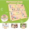 Magnetic Alphabet Maze for Toddlers: Montessori Toys for 3+ Year Old, Learning Color and Number Sorting, Fine Motor Skills, Educational Toy for
