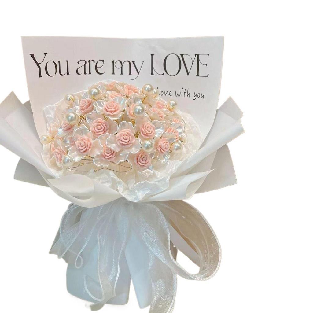 Beautiful DIY Rose Bouquet Kit for Bestie, Girlfriend, or Teacher’s Day Gift