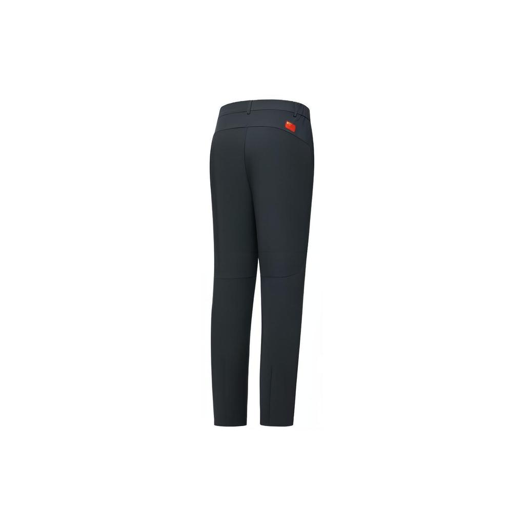Anta Straight Leg Mid Rise Long Casual Pants Men Bottoms Crab-Gray 452330105-1