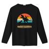 Daddy Saurus T Shirt Fathers Day Dinasaur Dad For Top vintage Washed streetwear Stretched Breathable Casual fashion Slightly