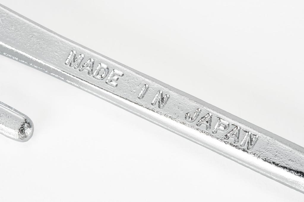 Snow Peak 65th Anniversary Limited Edition Chrome Solid Stakes 20, Set of 10, R-122-2-C, for Camping and Tent Pitching