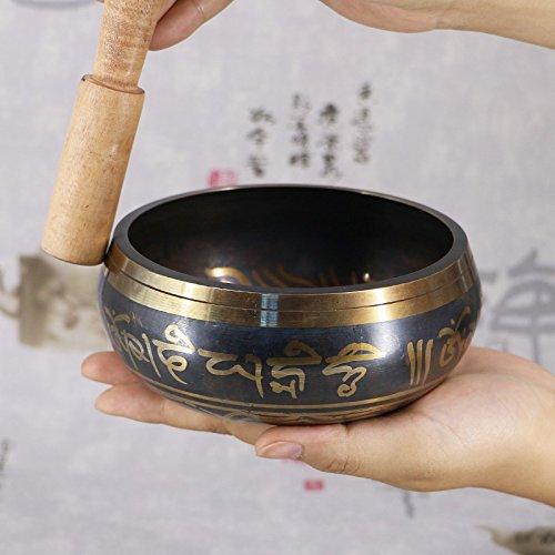 LeafIn Singing Bowl, Buddhist Bowl, Singing Bowl, Buddha Sound Bowl, Nepalese Buddha Bowl, Copper, Practice Bowl, Buddhism, Meditation, Healing, Relax
