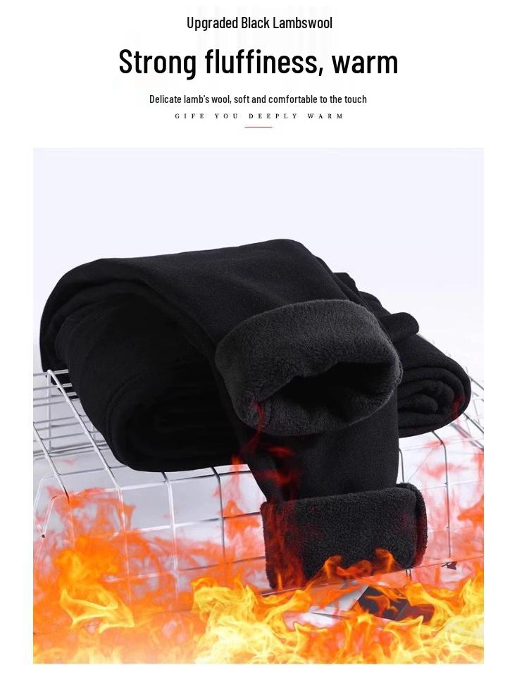 Women's Fleece-Lined Yoga Pants: Autumn/Winter 2025, Thickening, Slimming, Stretchy, Tapered Fit