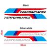 2Pcs MPerformance Car Door Sticker For BMW F10 F30 E28 E30 E36 E46 316 318 320 330 335 520 530 550 E60 E90 lcfn09