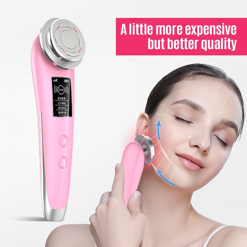 

RF EMS косметический инструмент для лица, Женская подтяжка кожи, уход за глазами, подтяжка лица, очищающая машина, устройства для удаления морщин