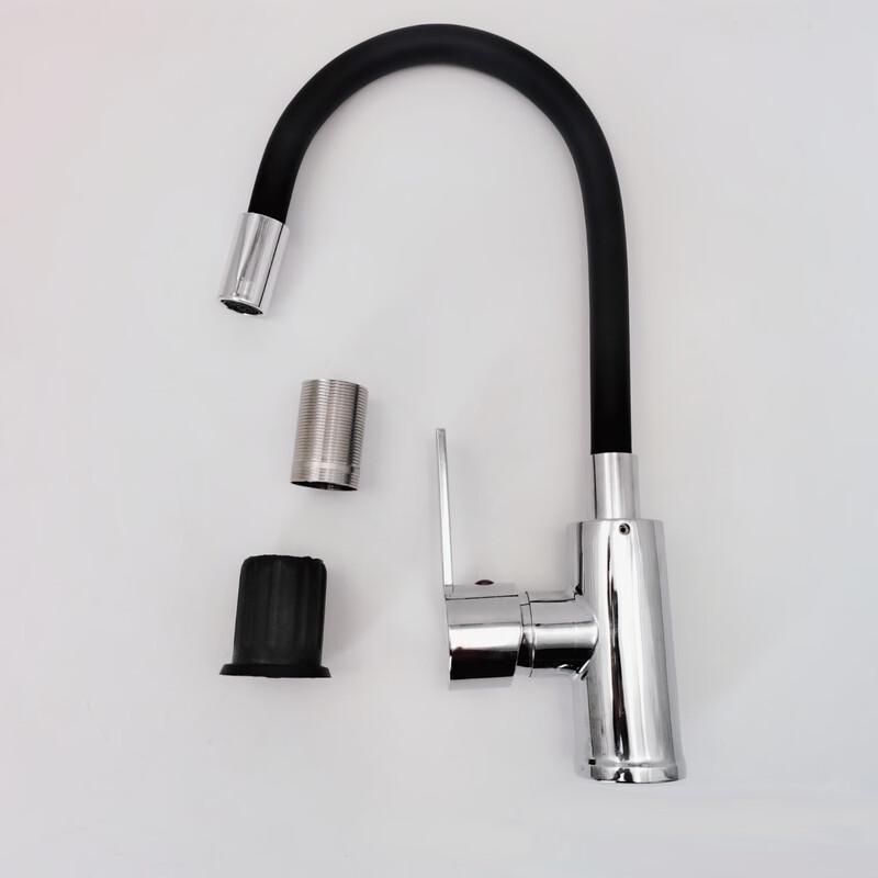 TLXT Матовый нержавеющий стальной смеситель для кухни для холодной/горячей воды с универсальным шлангом