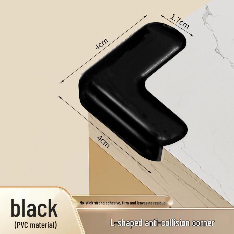 Assorted Transparent Silicone Corner Protectors: Soft Bumpers for Tables, Walls, Corners, Edges, and Windows