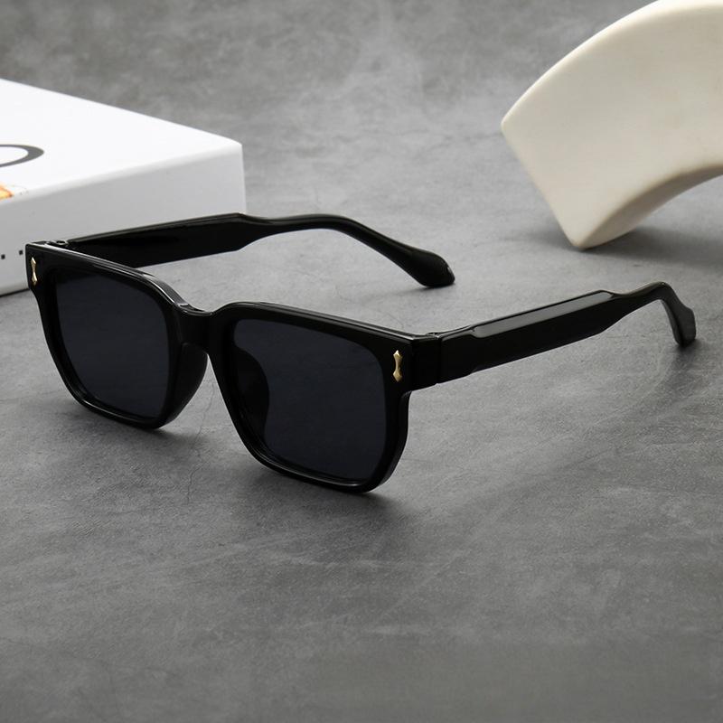 2025 Trending Fashion Square  Men Women Eyewear  Sunglasses fashion sunglasses&PC&PC чёрный