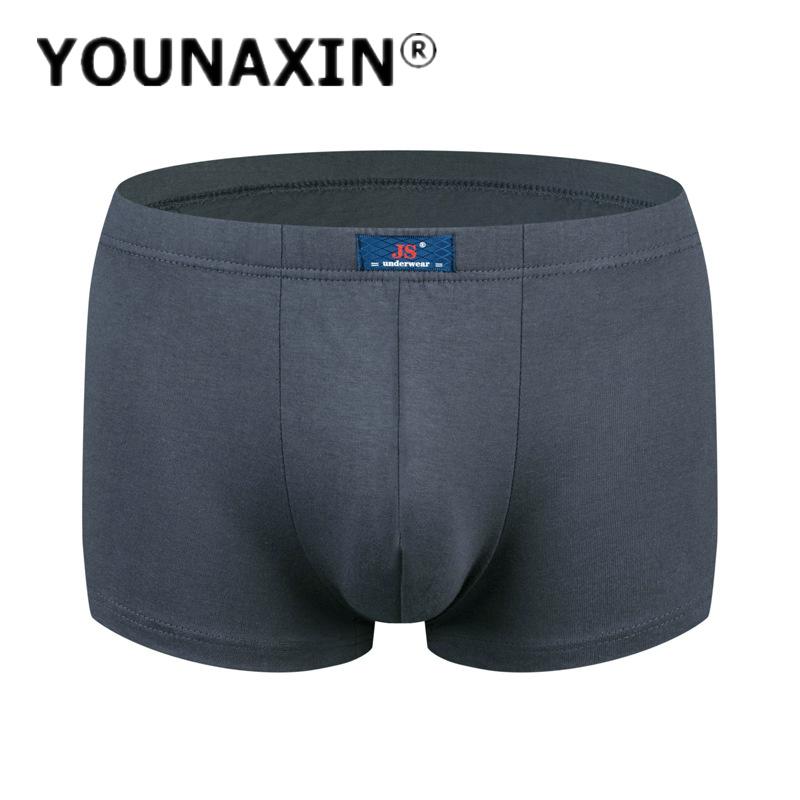 Europe Big Size Men's Underwear Panties Boxer Briefs Modal Underpants Boy Undies Undershorts Solid Color Knickers S M L XL 2XL