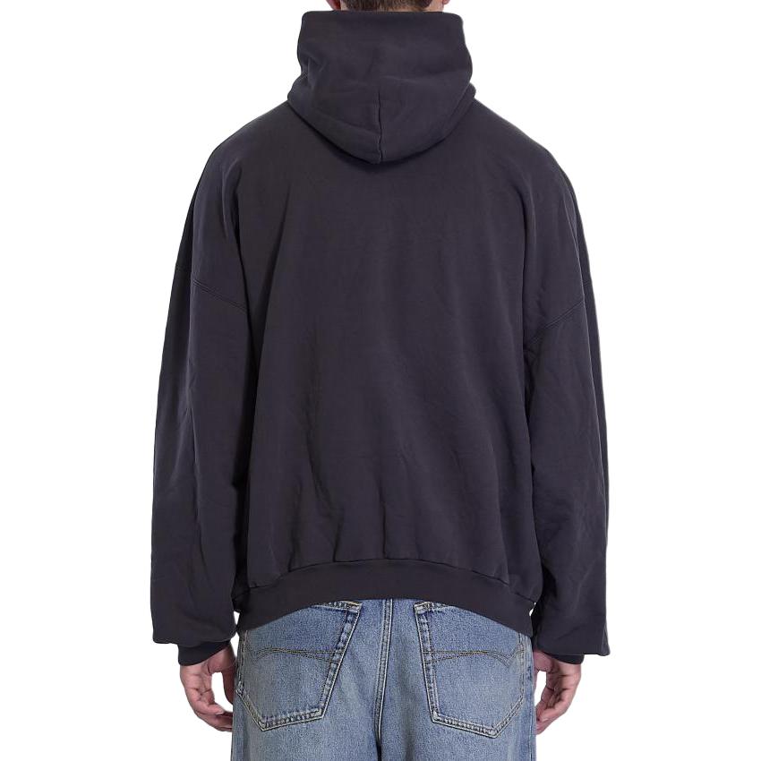 Balenciaga Paris Logo Printed Hoodie 803265TRVH68190