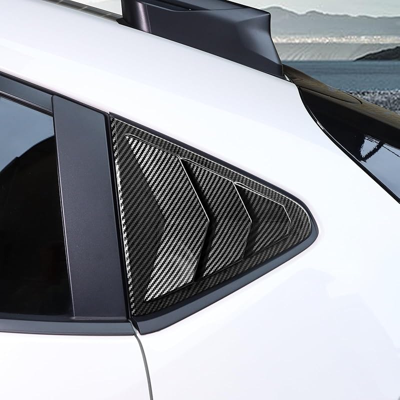 KUNGKIC Subaru 3rd Generation Crosstrek 2022 2023 2024 GU Type Exclusive Rear Side Window Louver Rear Window Shutter Shutter Side Vent Cover Racing