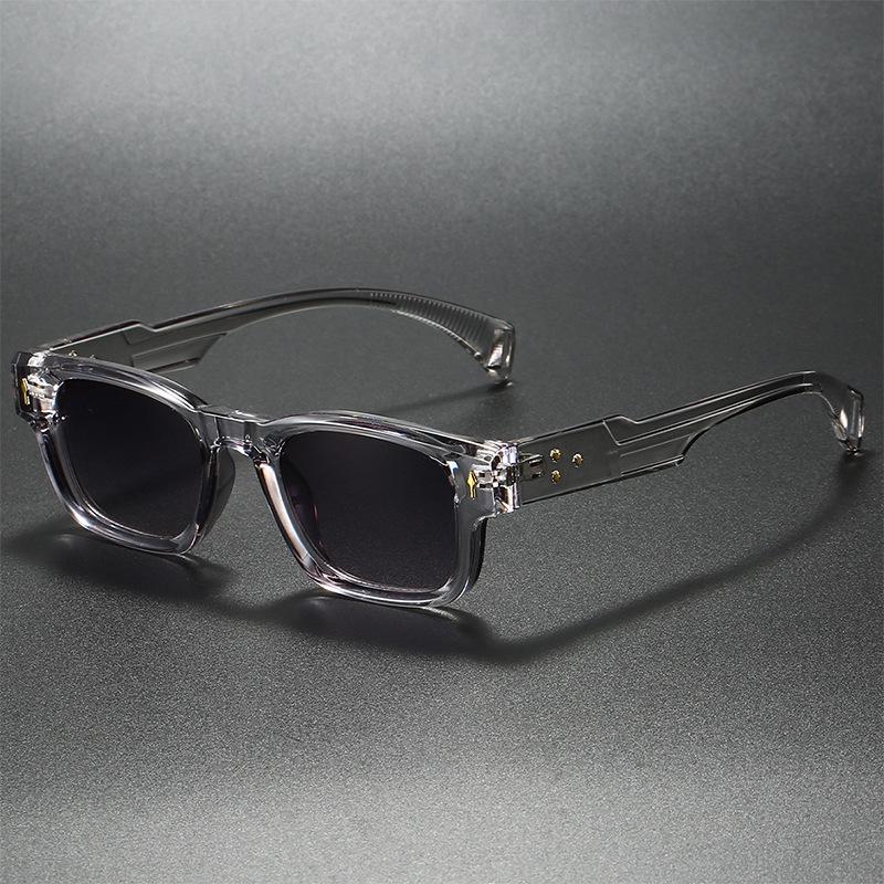 Vintage Square Sunglasses Men New Fashion Candy Color Rim Casual Shades Women Ins Trendy Brand Design Outdoor Sun Glasses