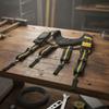 Crossed Shoulder Tool Harness Long-Lasting Construction Work Belt Suspender