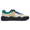 FILA Blocks Fabric Synthetic Leather Low Top Sneakers Women sneakers Light-Blue Green F12W312209FAD