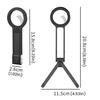 Alloy Phone Tripod Carabiner-Mounted For iPhone Portable Dual-sided Magnetic Tripod Desk Mount Phone Handle Holder Vlog Video