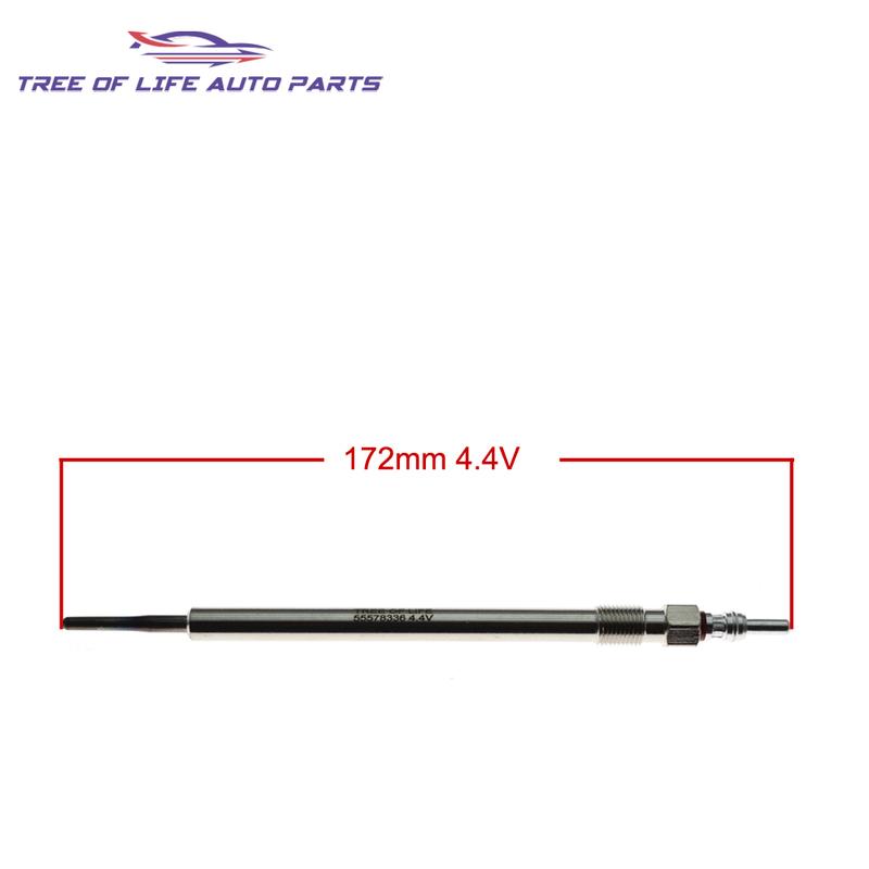1/2/4X New Heater Glow Plugs 4.4V 55578336 For Opel ignia A B Zafira C Antara 2.0 CDTI B20DTH Engine Dual Core 55 578 336