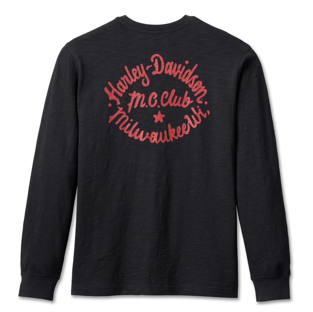 Harley-Davidson Men's LONGSLEEVE CREW CLUB TEE