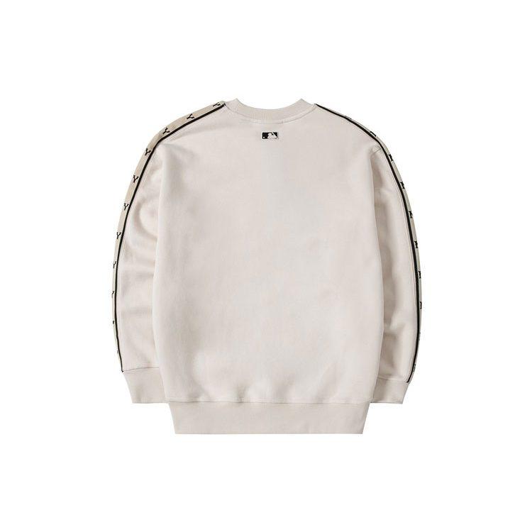 MLB Sweatshirts Unisex Cream Crew Neck Moderate 3AMTM0826-50CRS