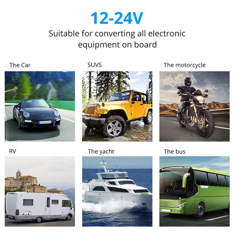 Painel de interruptores de balancim para barco marinho de 8 vias com disjuntores, painel de interruptores LED 12V 24V para barco, trailer, caminhão, acessórios
