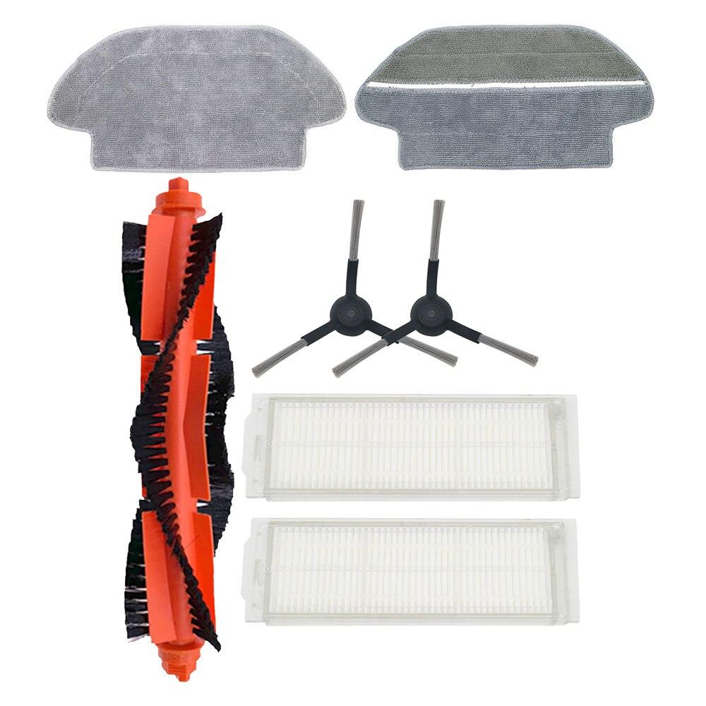 Roller Side Brush Mop Rag Cloth HEPA Filter for Xiaomi Mijia LDS / STYJ02YM / Conga 3490 Viomi V2 PRO V3 SE Robotic Vacuum Parts